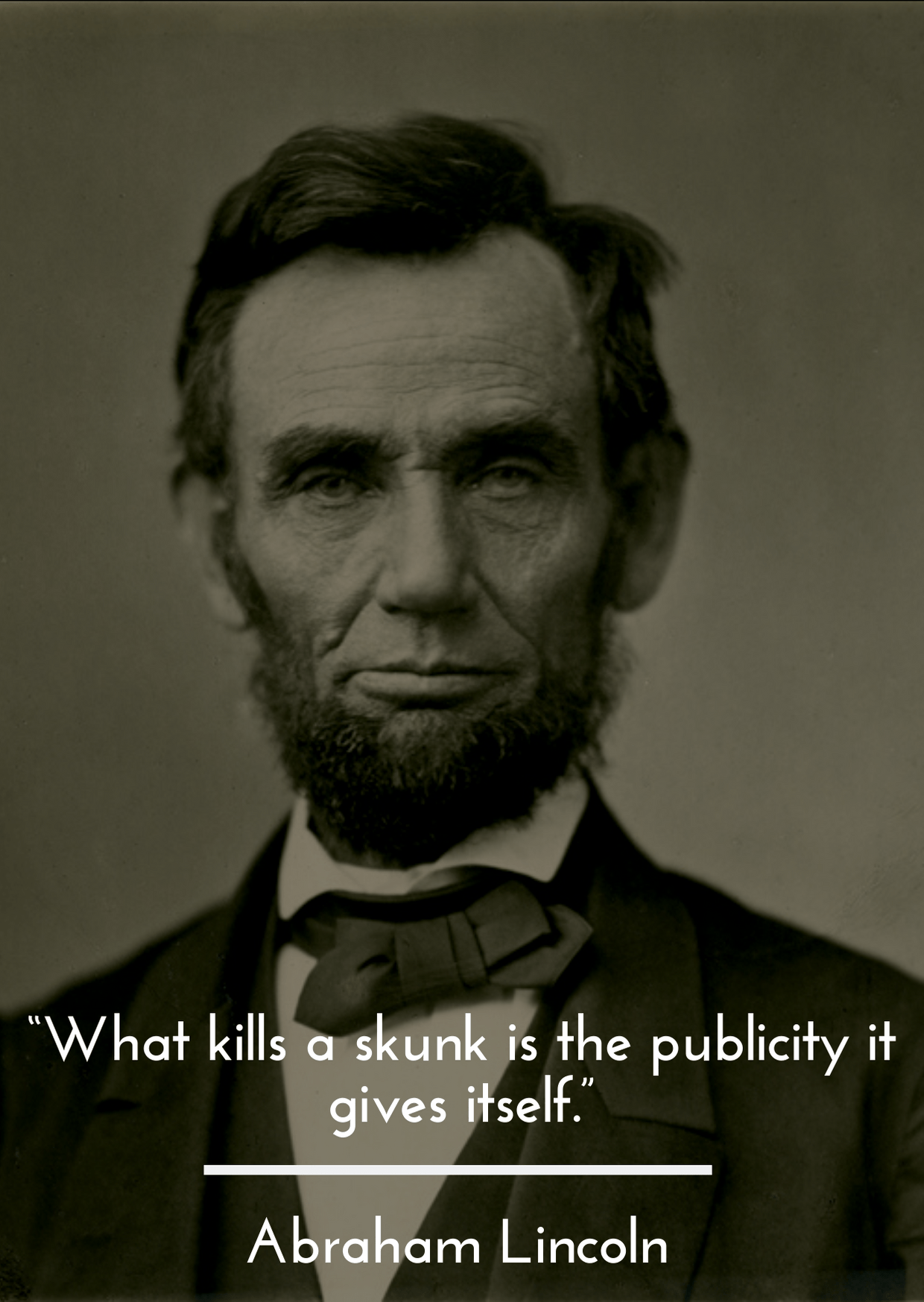 Public Relations Quotes by Abraham Lincoln
