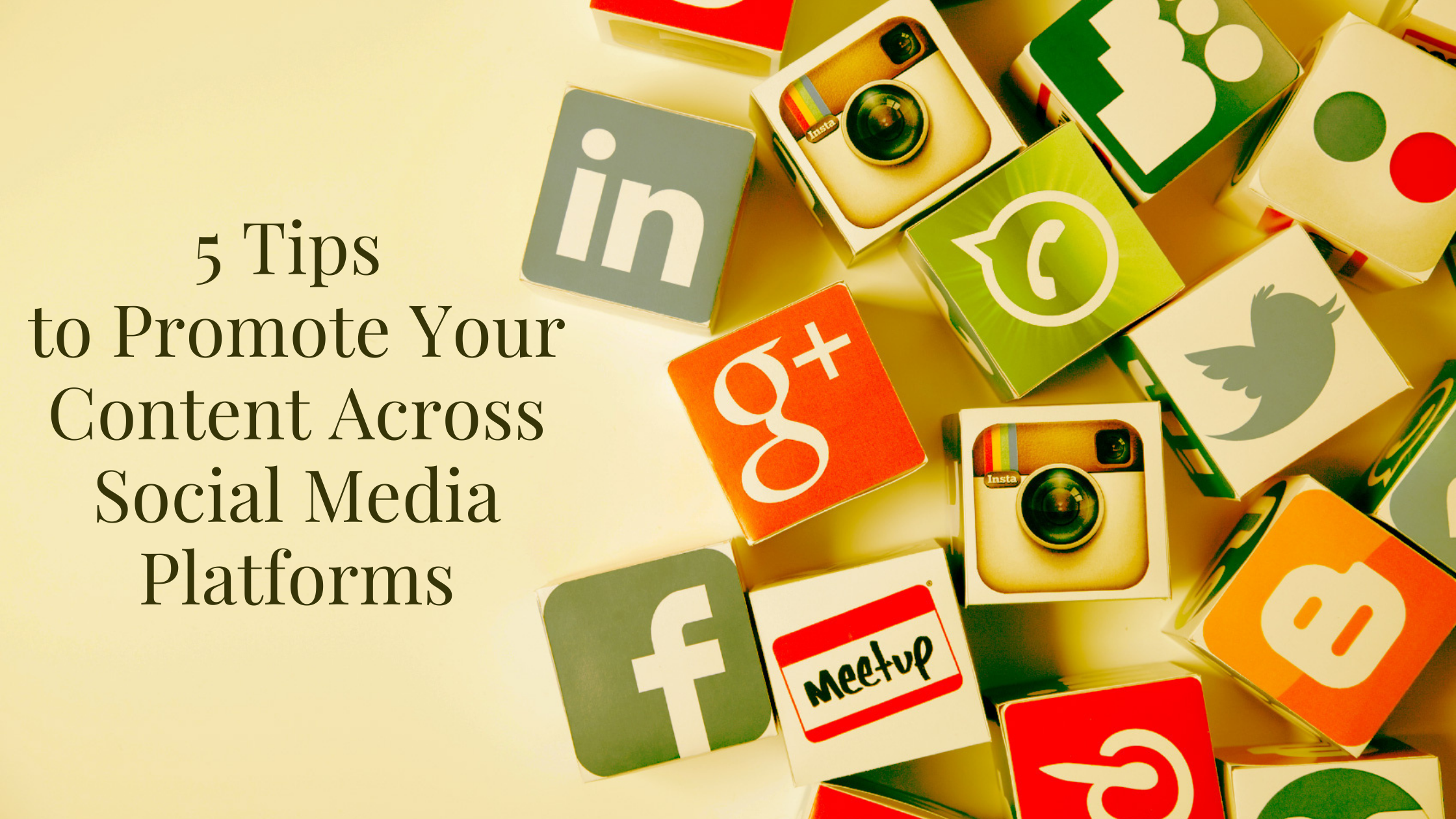 Promote the Content on Social Media