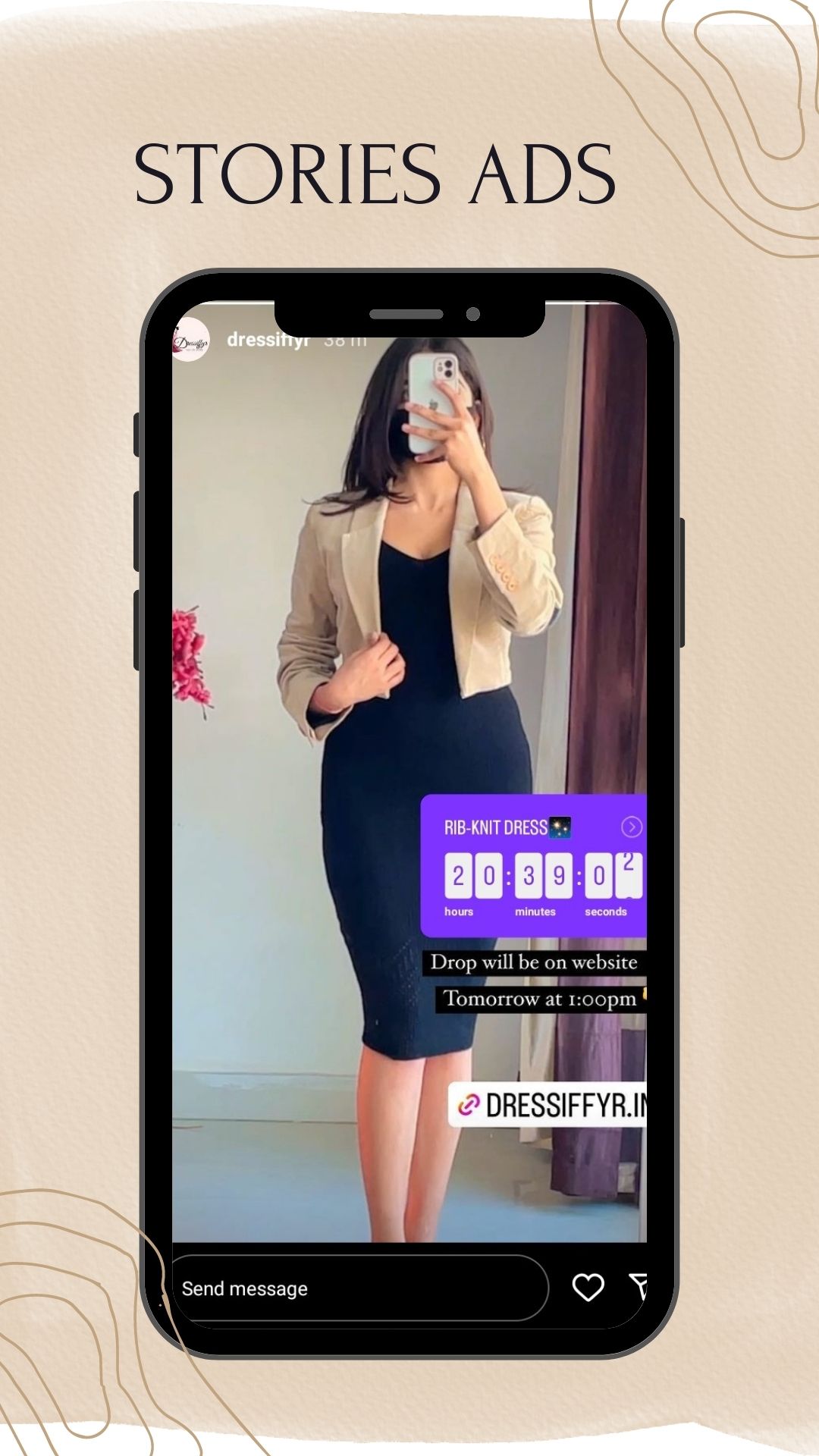 sample of stories ads on instagram