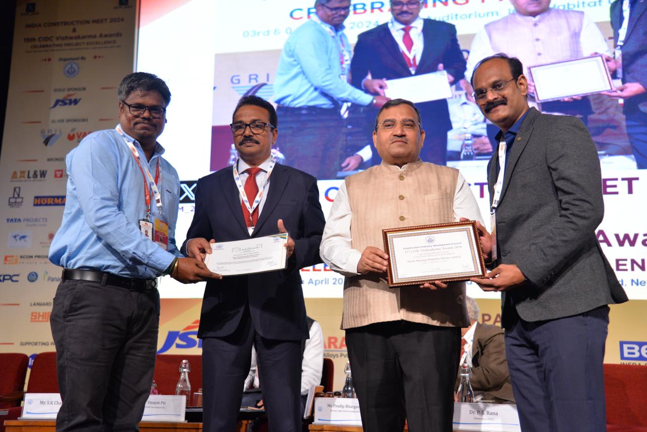 'Starwood Towers' by Navin's Conferred with CIDC Vishwakarma Award Alongside Green Initiative Certification