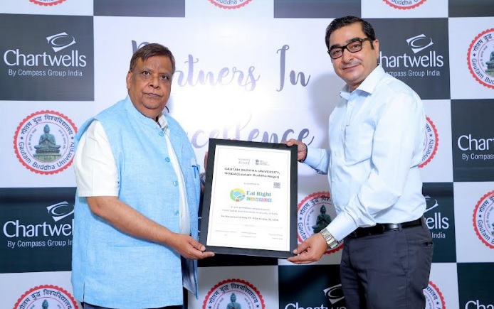 Gautam Buddha University and Compass Group India Celebrate ERC Certification by FSSAI